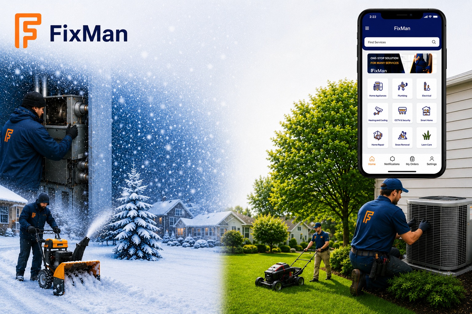 FixMan Supports Homeowners Through Every Season